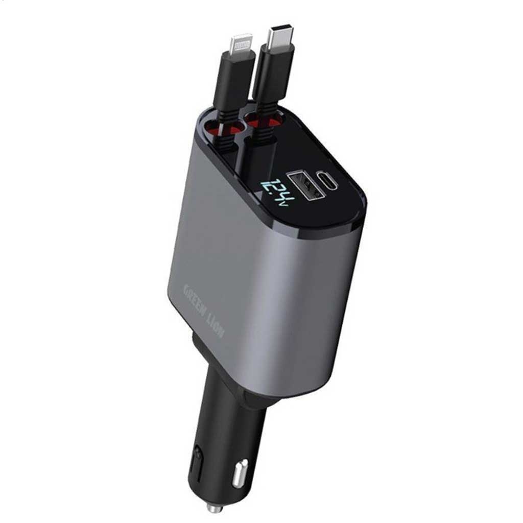 شارژر فندکی 38 وات گرین لاین مدل Car Charger شارژر فندکی 38 وات گرین لاین مدل Car Charger