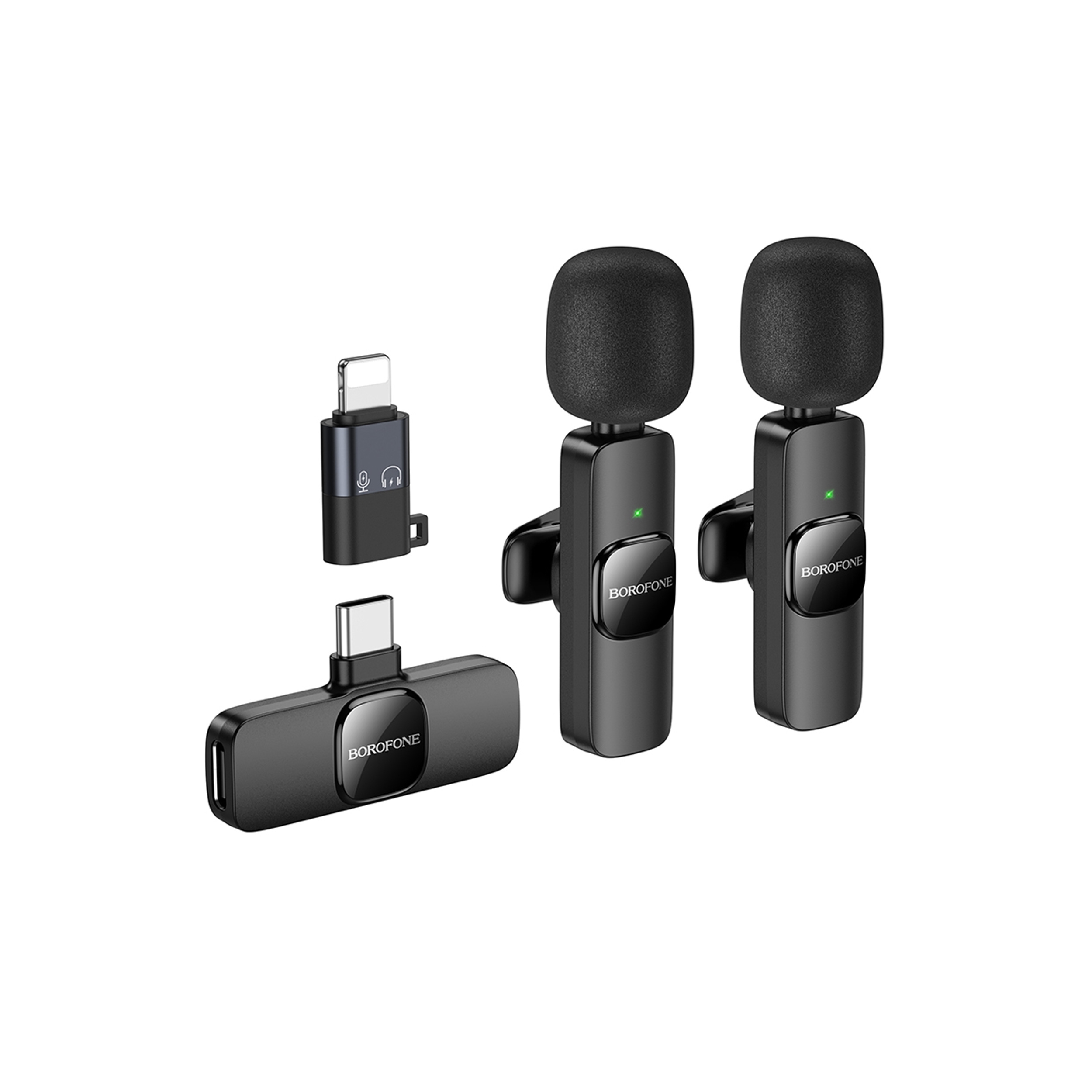 میکروفن بی سیم بروفون مدل BFK15 WIRELESS TYPE-C/IPHONE میکروفن بی سیم بروفون مدل BFK15 WIRELESS TYPE-C/IPHONE