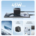 شارژر دیواری انکر ۴۵ وات Anker Nano 45W A2692 مناسب آیفون سری 17 - Image 3