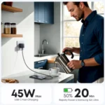 شارژر دیواری انکر ۴۵ وات Anker Nano 45W A2692 مناسب آیفون سری 17 - Image 6