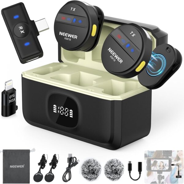 ست میکروفون یقه ای بیسیم مدل PD MAGENETIC MIC