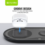 شارژر وایرلس باوین 15 وات Bavin PC817 3 in 1 wireless charger - Image 7